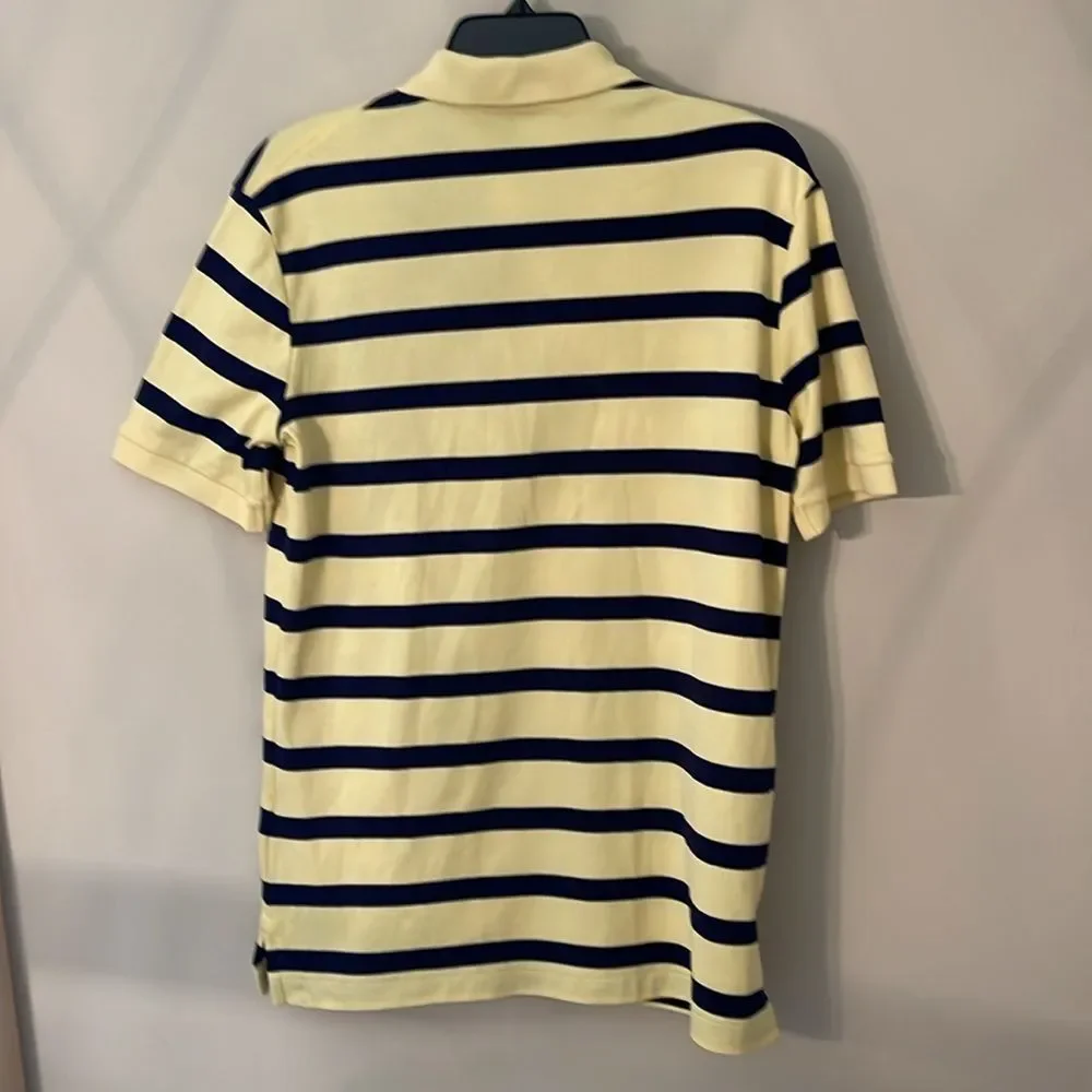 Polo Ralph Lauren Classic Fit Men’s SP - Small Petite Yellow with Navy Stripe